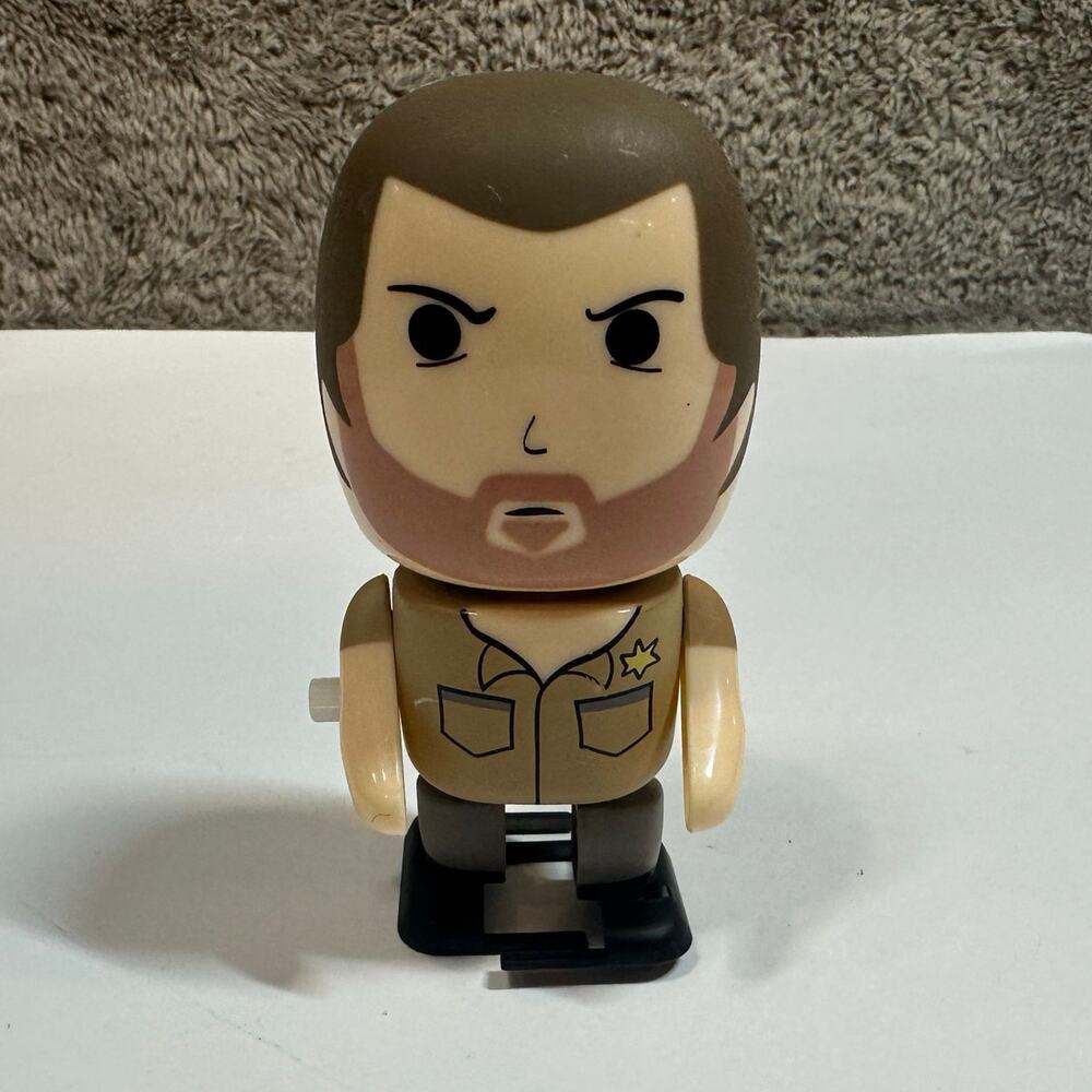 Walking Dead Wind Up Rick Action Figure 2014 AMC